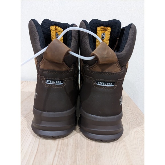 CAT Accomplice X Waterproof Steel Toe Work Boot Men\'s Size‎ 14 Brown Safety NEW main image 9